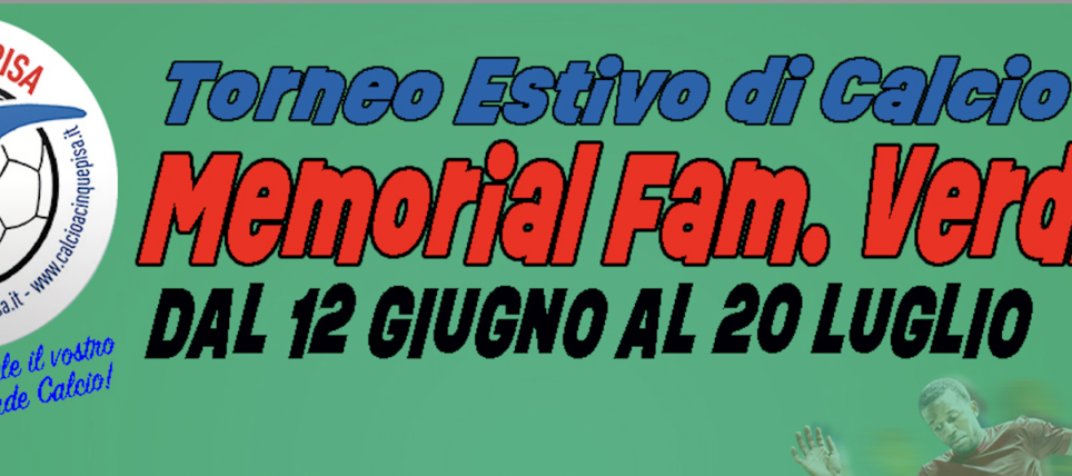 Memorial Famiglia Verdigi 2023. Formula calendario, risultati e classifica